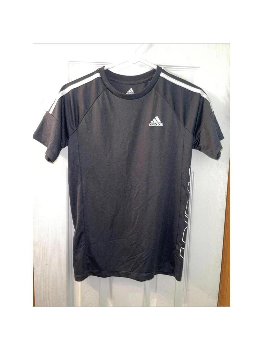 Adidas Athletic T-Shirt - Black, Size Medium